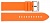 Каучуковый ремешок STAILER ORIGINAL 18 мм  оранжевый